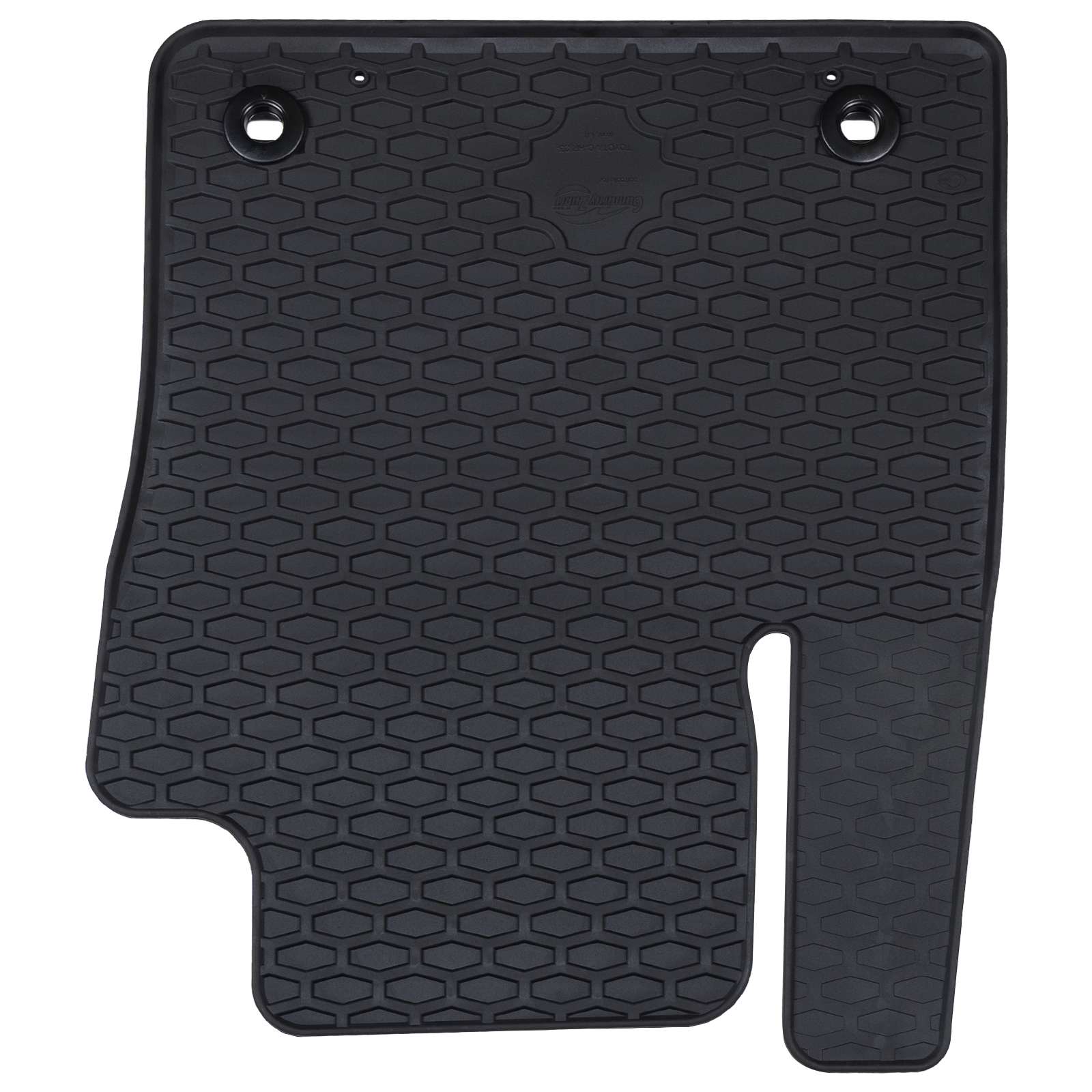 Autofußmatte 4 pcs Schwarz Gummi