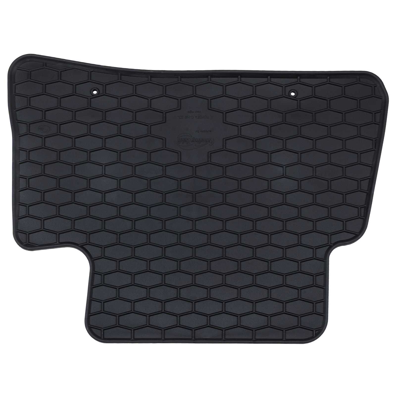 Autofußmatte 4 pcs Schwarz Gummi