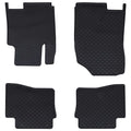 Autofußmatte 4 pcs Schwarz geeignet für HYUNDAI i20 2014-2019