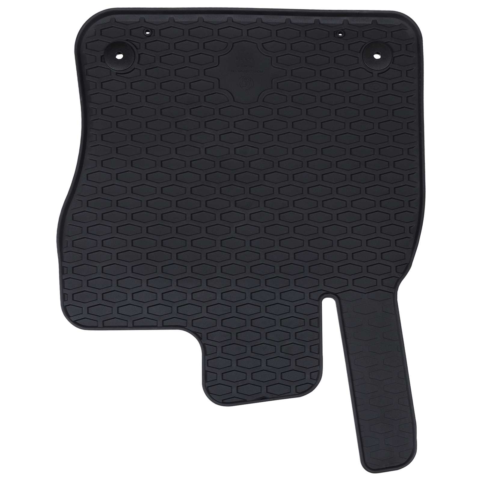 Autofußmatte 4 pcs Schwarz Geeignet für AUDI Q2 2017 Gummi