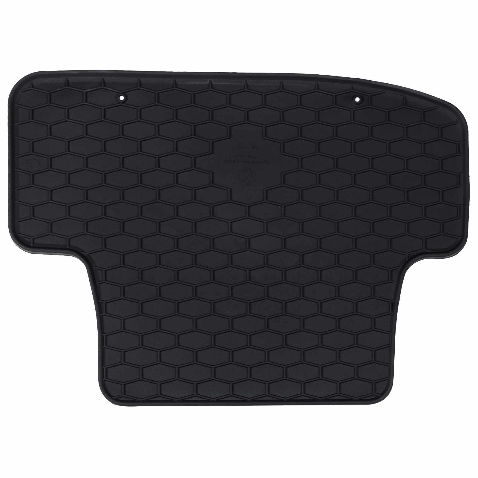 Autofußmatte 4 pcs Schwarz Geeignet für AUDI Q2 2017 Gummi