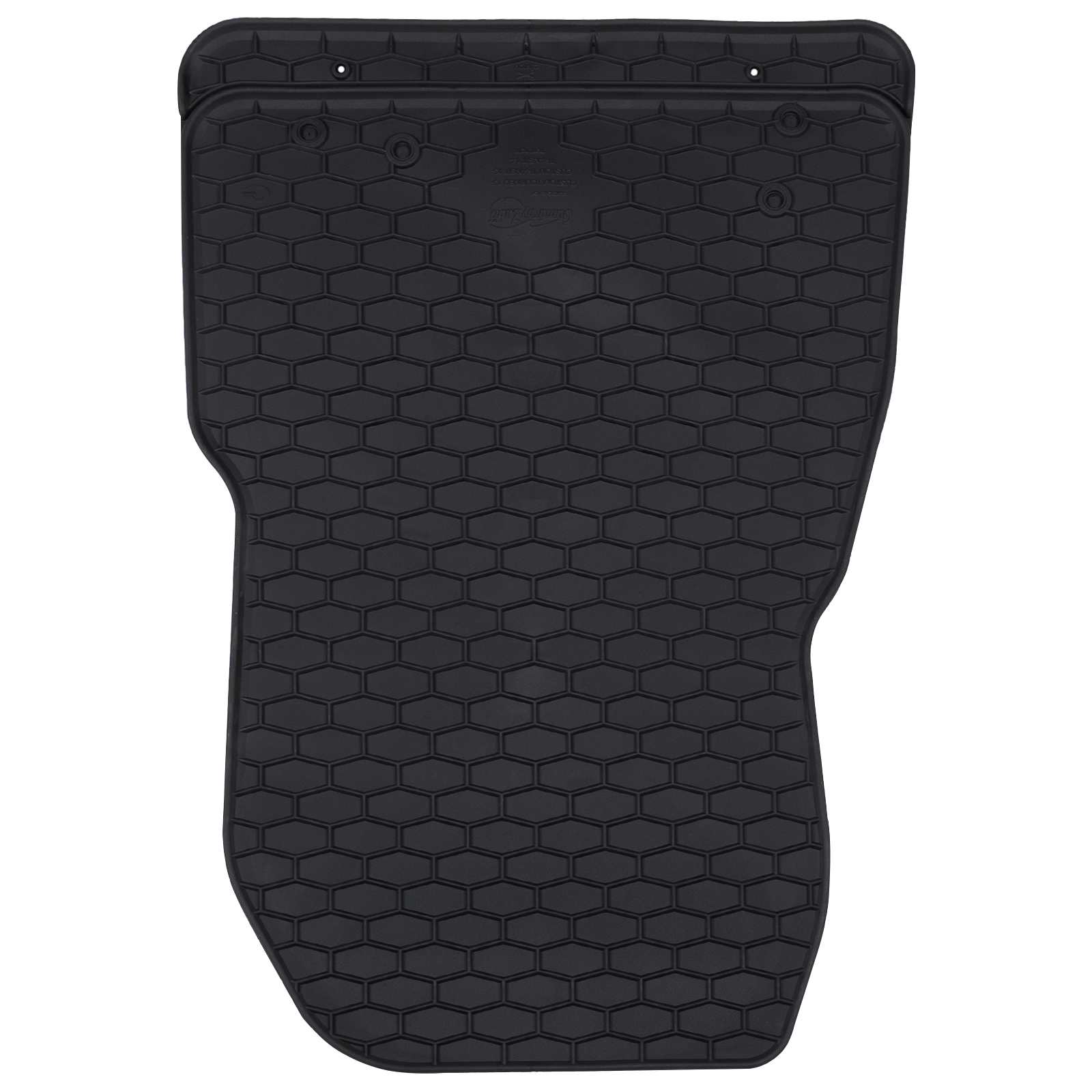 Autofußmatte 3 pcs Schwarz Gummi