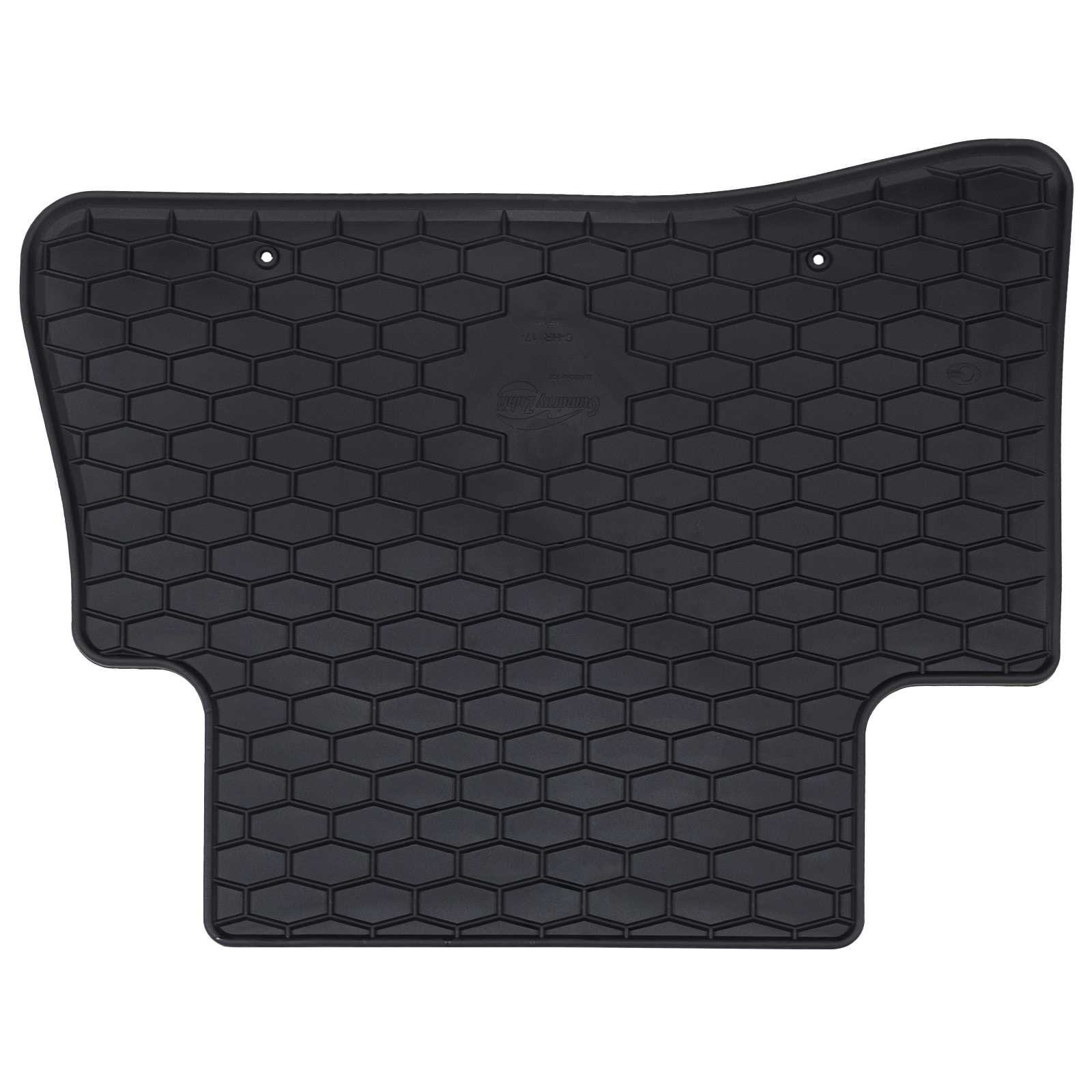 Autofußmatte 4 pcs Schwarz Gummi