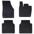 Autofußmatte 4 pcs Schwarz Geeignet für VW ID.7 2023- Gummi