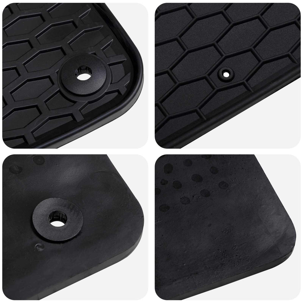 Autofußmatte 4 pcs Schwarz geeignet für LEON eTSI MHEV 2020-