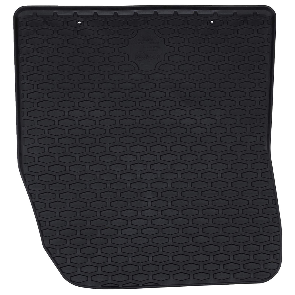 Autofußmatte 2 pcs Schwarz Gummi