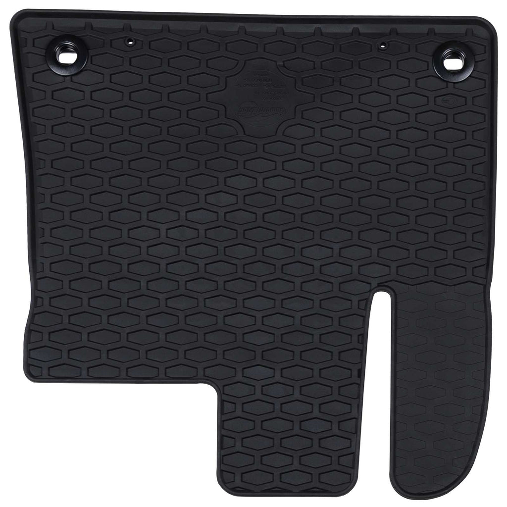 Autofußmatte 2 pcs Schwarz Gummi