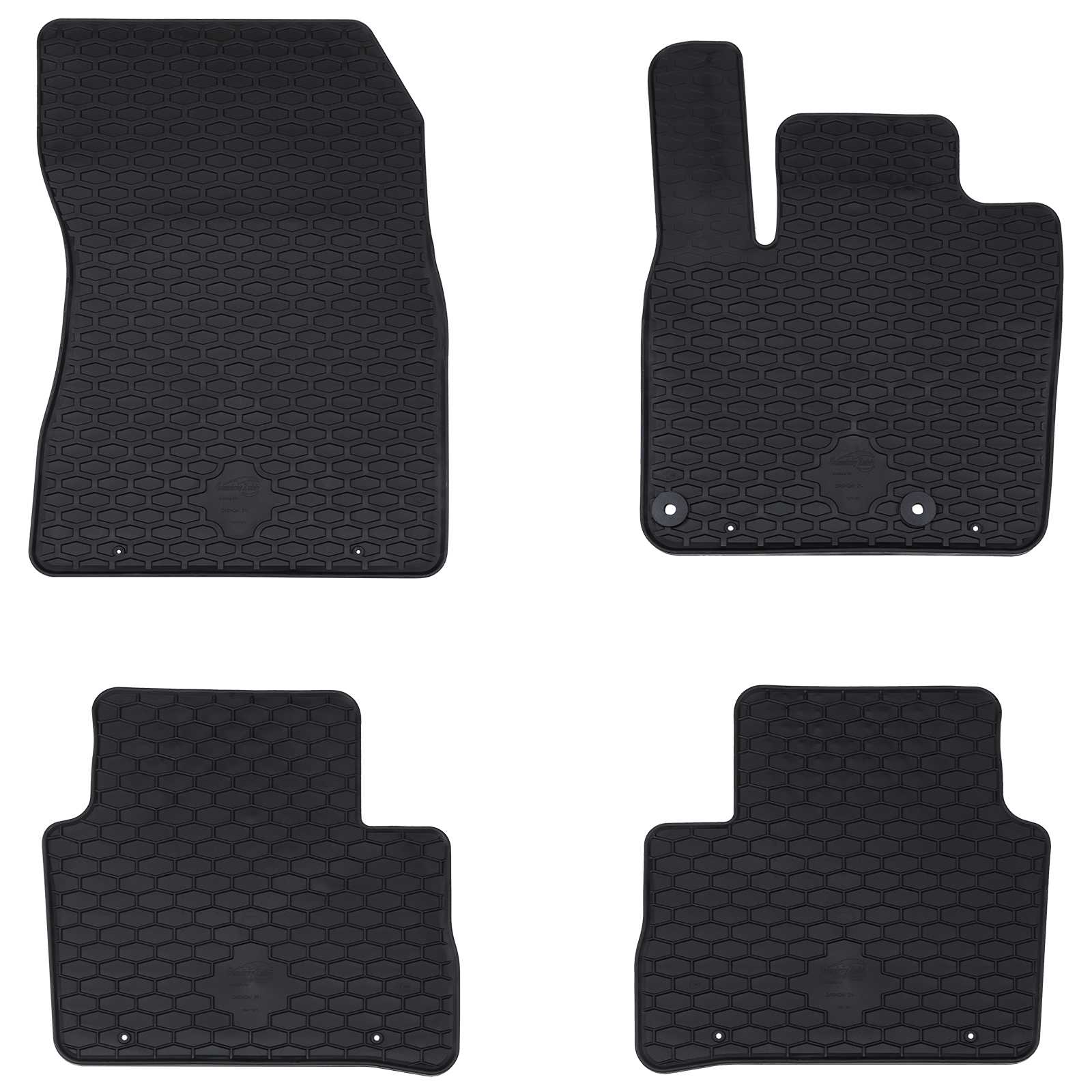 Autofußmatte 4 pcs Schwarz Geeignet für Nissan QASHQAI 2021-
