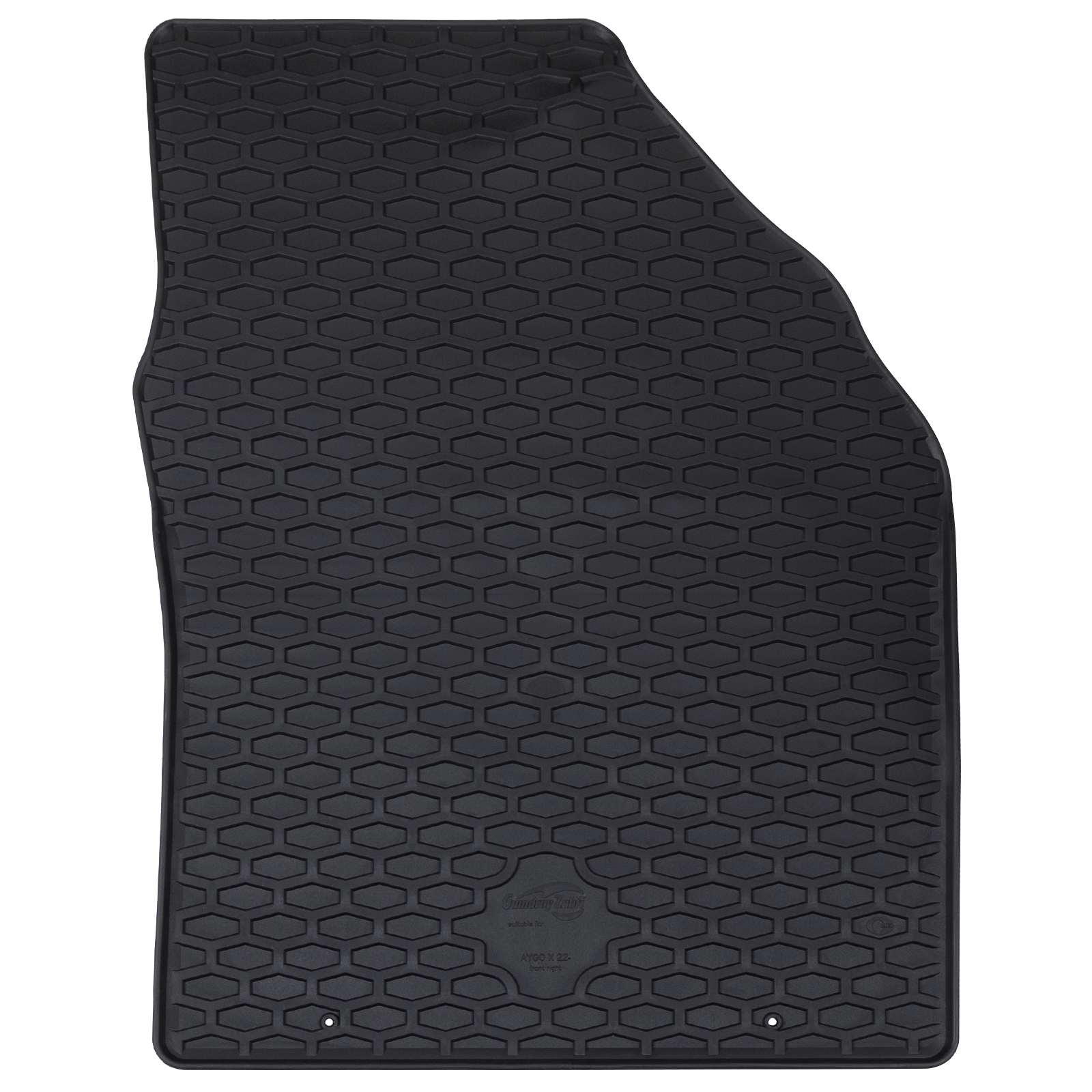 Autofußmatte 4 pcs Schwarz Geeignet für Toyota AYGO X 2022-