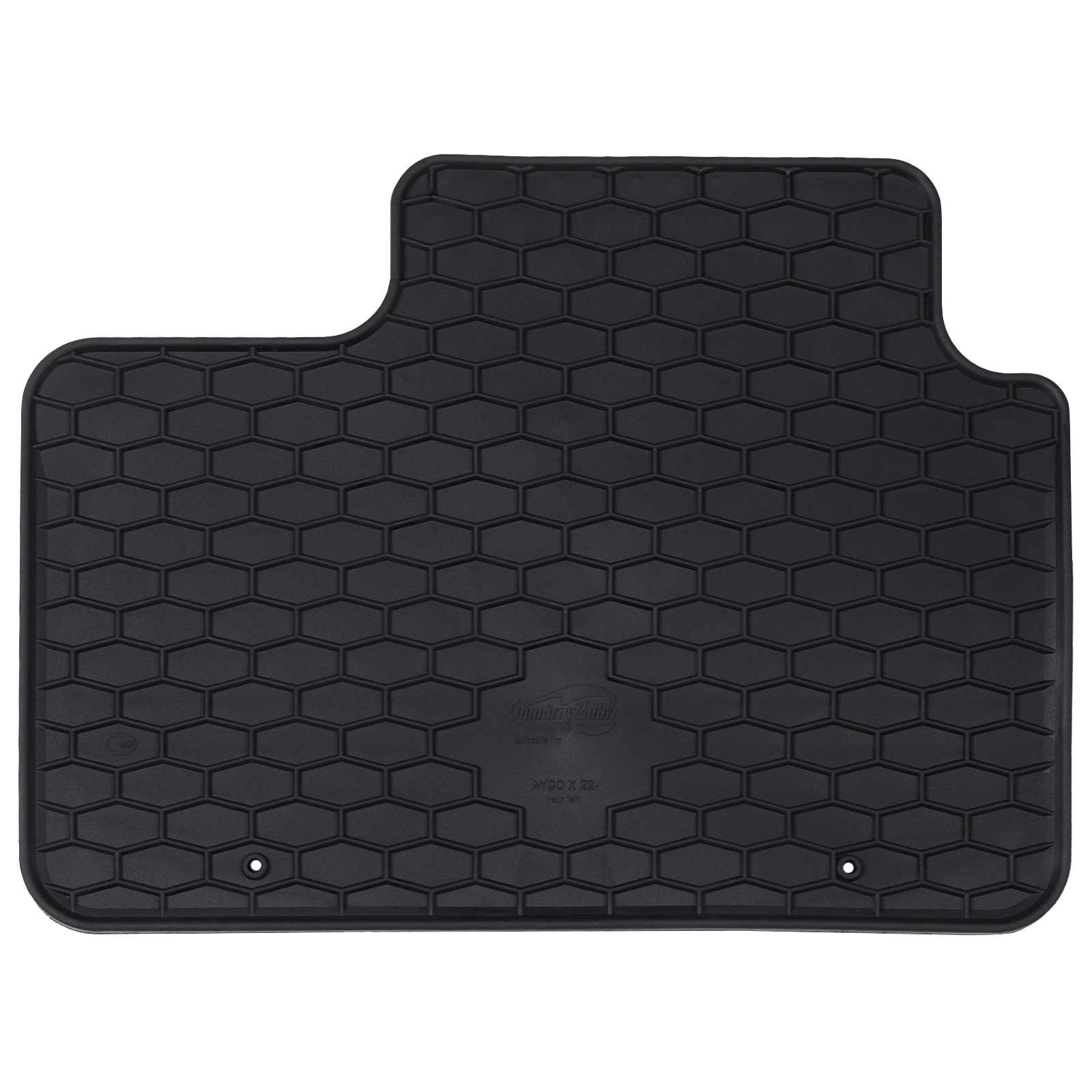 Autofußmatte 4 pcs Schwarz Geeignet für Toyota AYGO X 2022-