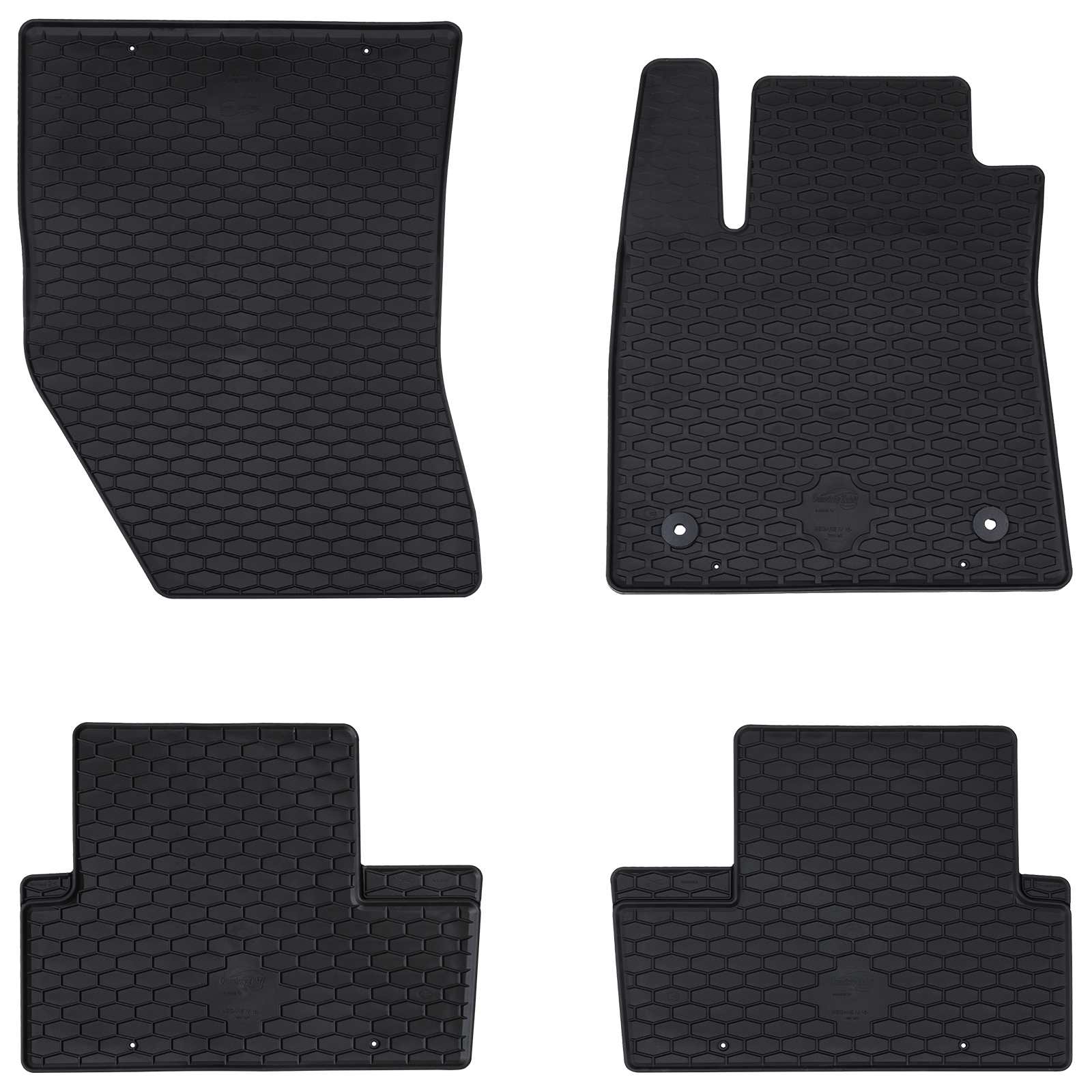 Autofußmatte 4 pcs Geeignet für Renault MEGANE IV 2016- Gummi