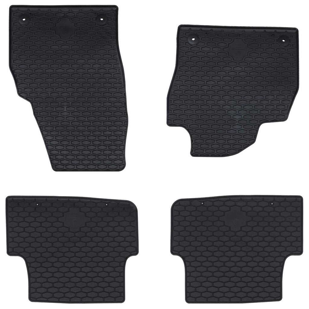 Autofußmatte 4 pcs Schwarz Geeignet für Škoda FABIA 2021- Gummi