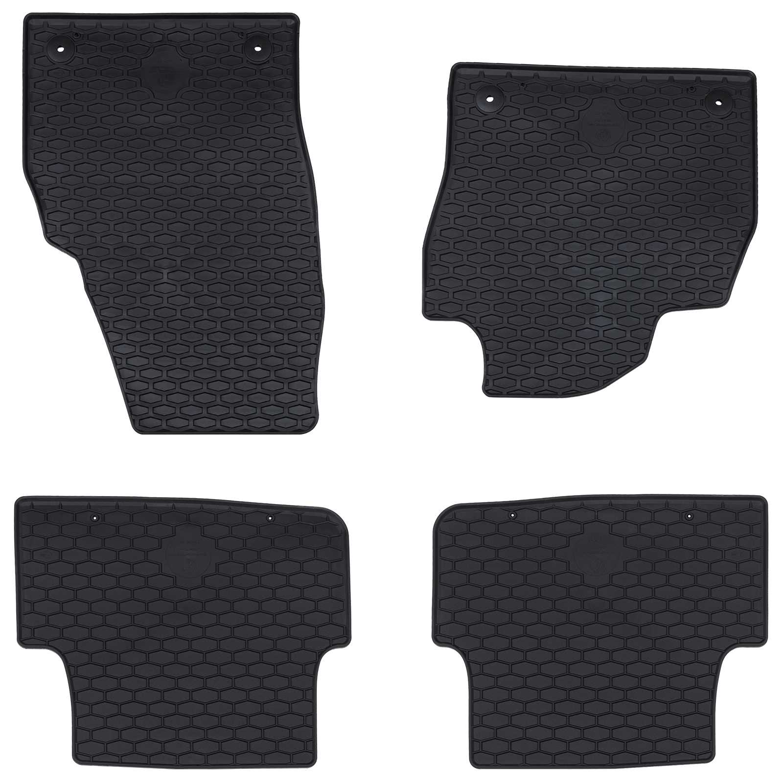 Autofußmatte 4 pcs Schwarz Geeignet für Škoda FABIA 2021- Gummi