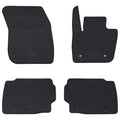 Autofußmatte 4 pcs Schwarz Geeignet für Ford MONDEO 2014- Gummi