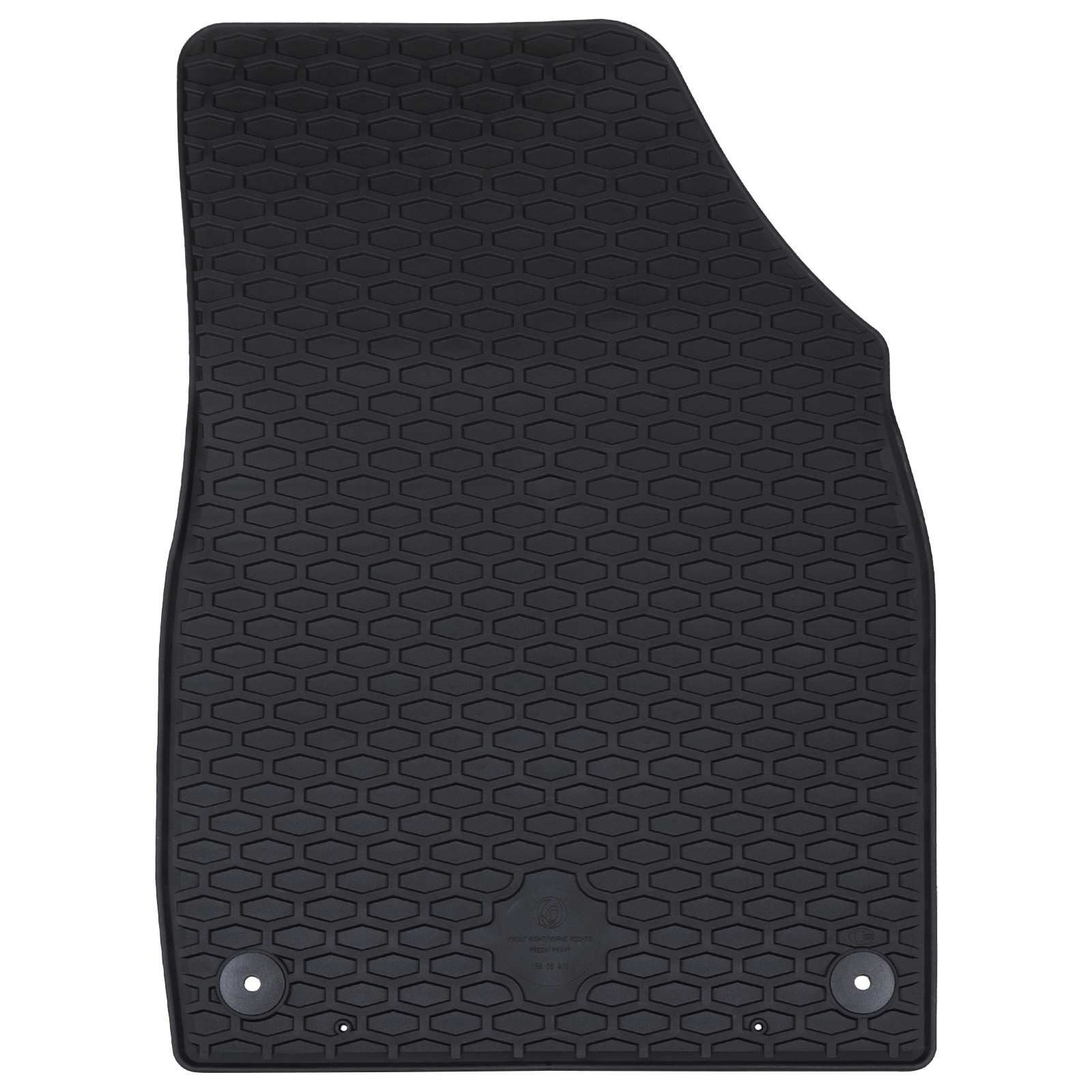 Autofußmatte 4 pcs Schwarz geeignet für VW ID.3 2019- Gummi