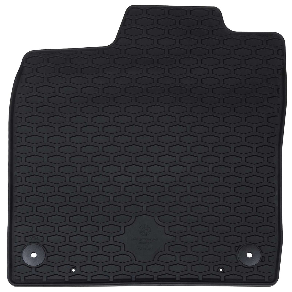 Autofußmatte 4 pcs Schwarz geeignet für VW ID.3 2019- Gummi