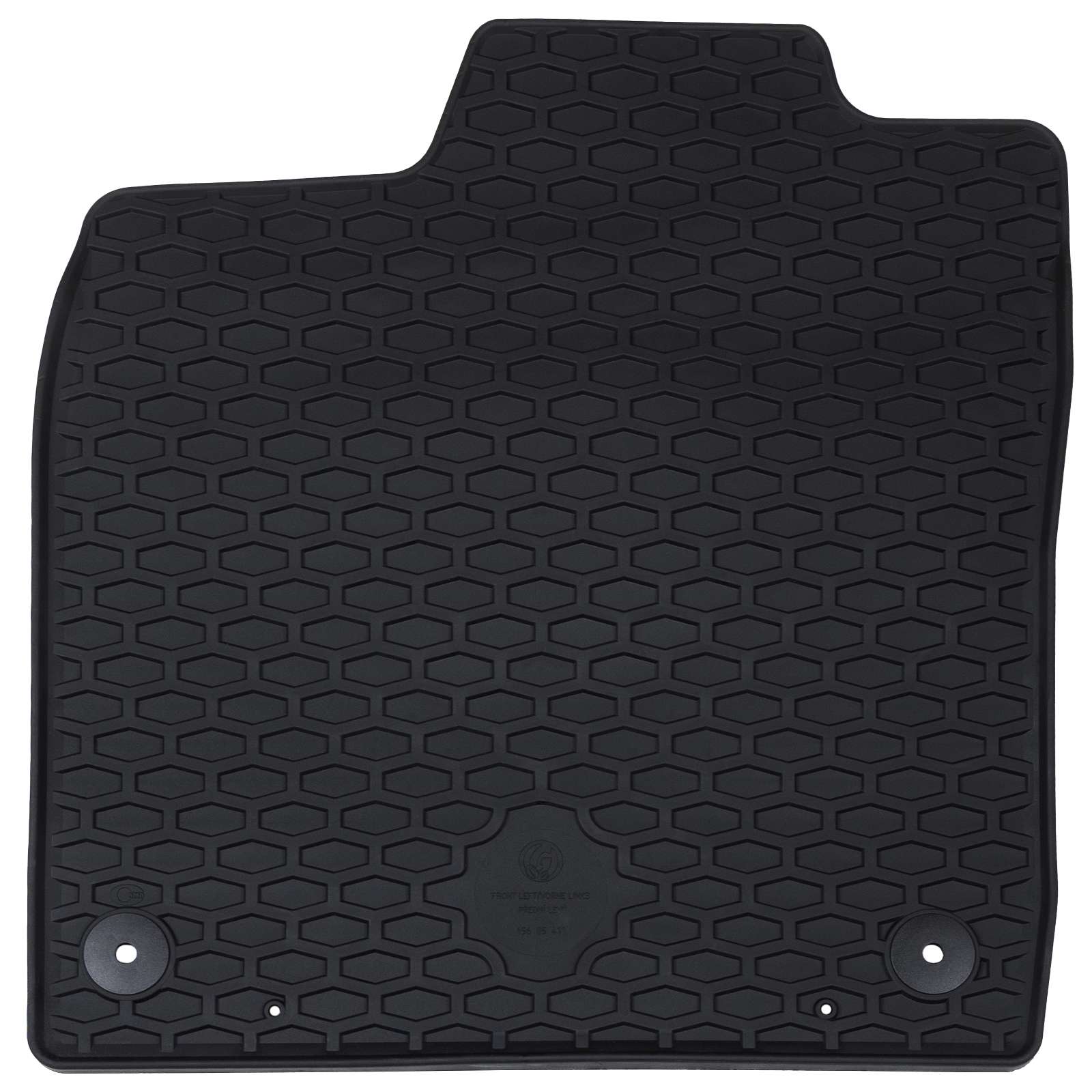 Autofußmatte 4 pcs Schwarz geeignet für VW ID.3 2019- Gummi