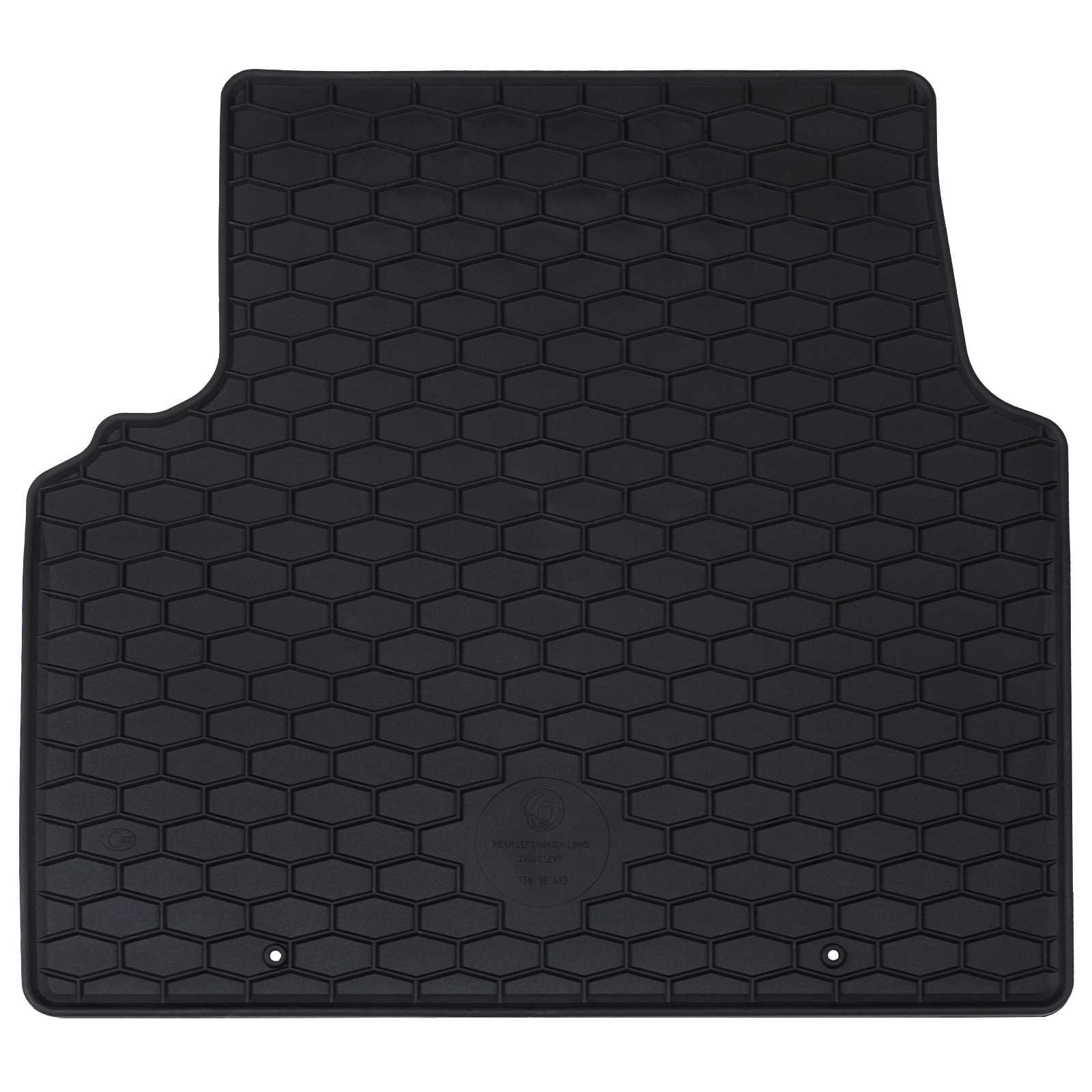 Autofußmatte 4 pcs Schwarz geeignet für VW ID.3 2019- Gummi