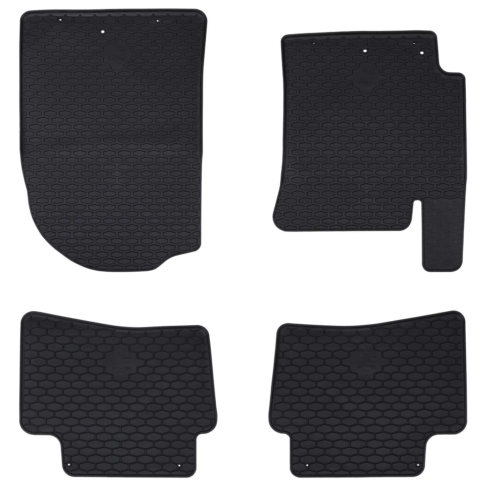 Autofußmatte 4 pcs Schwarz Geeignet für Kia RIO, STONIC 2017-