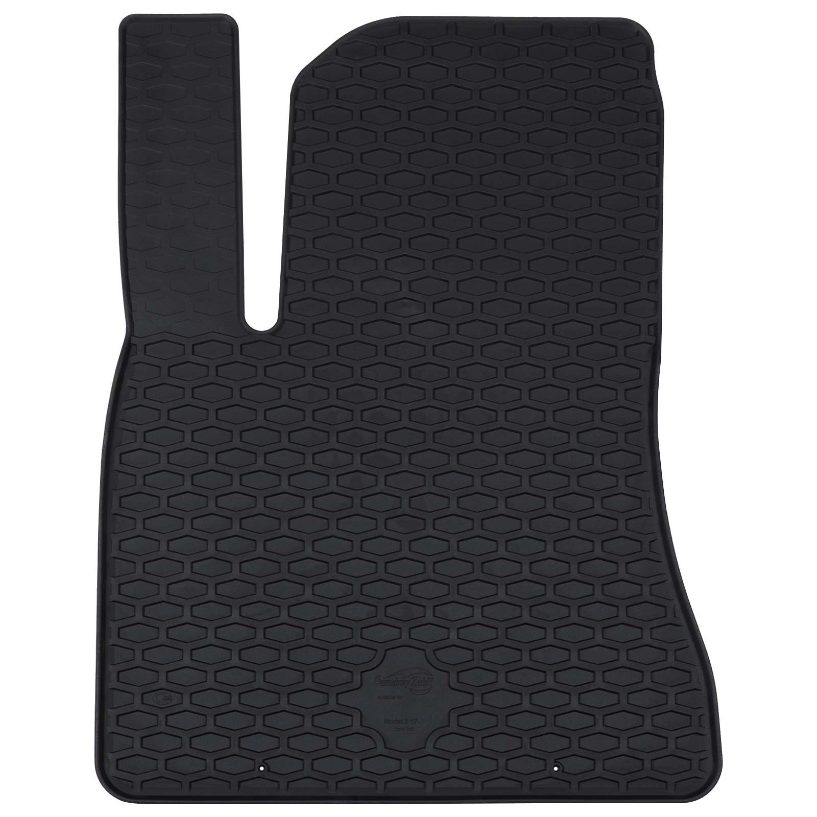 Autofußmatte 4 pcs Schwarz Gummi