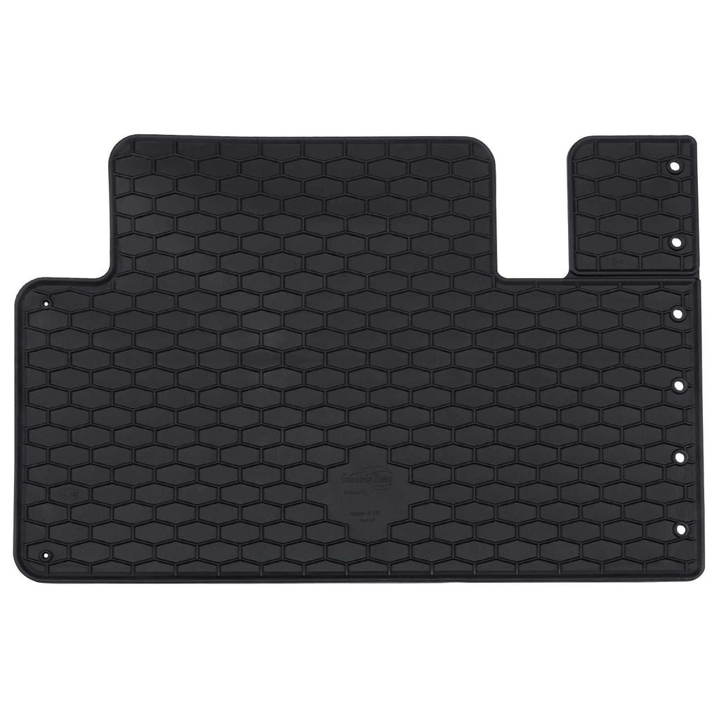 Autofußmatte 4 pcs Schwarz Gummi
