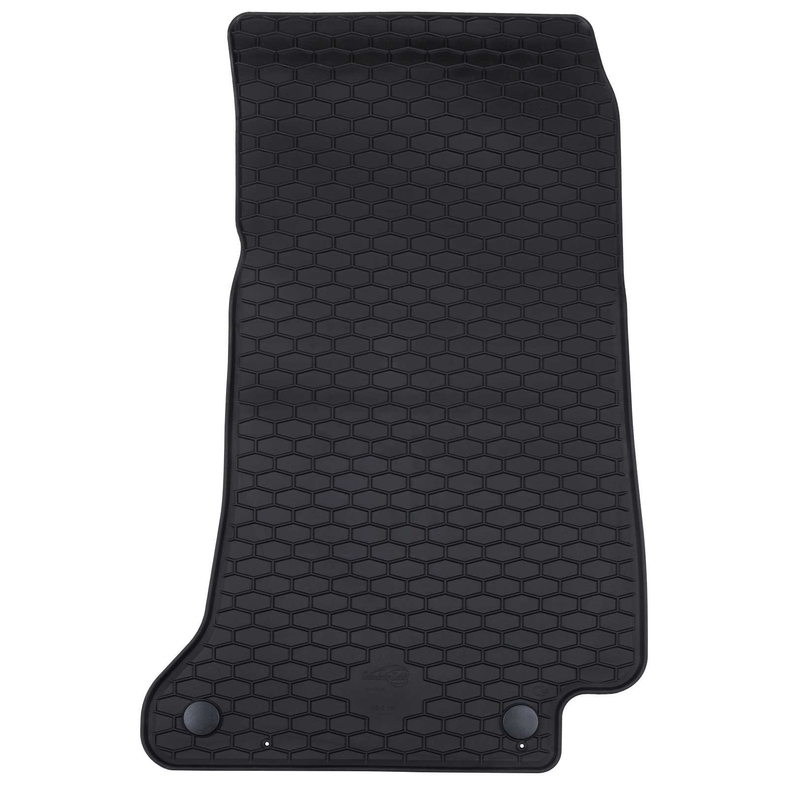 Autofußmatte 4 pcs Schwarz Gummi
