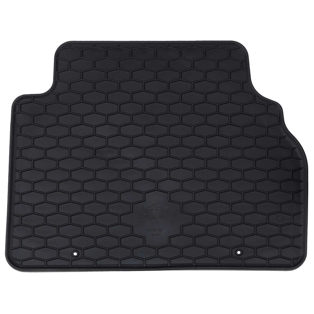 Autofußmatte 4 pcs Schwarz Gummi