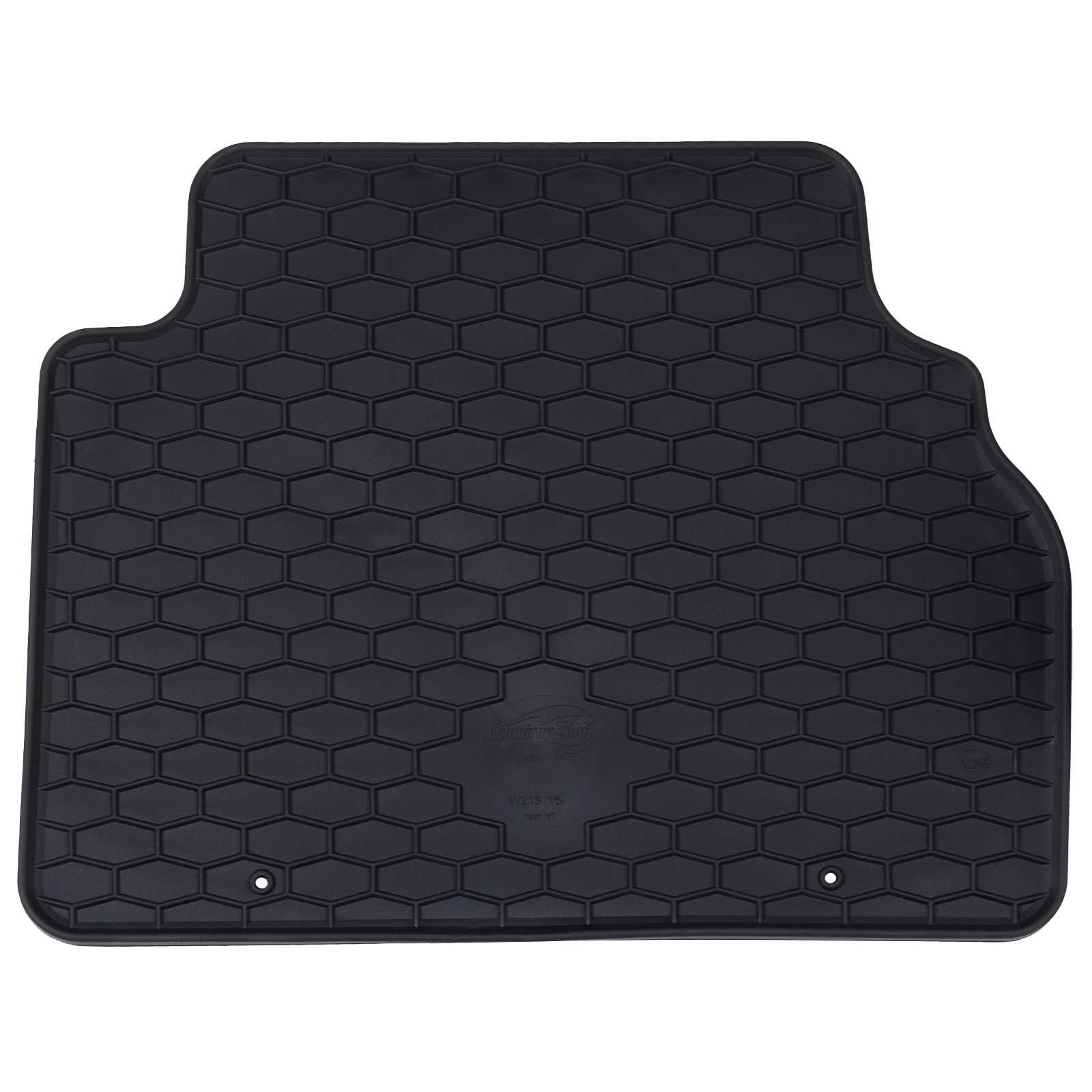 Autofußmatte 4 pcs Schwarz Gummi