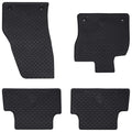 Autofußmatte 4 pcs Schwarz geeignet für T-ROC Cabrio 2019-