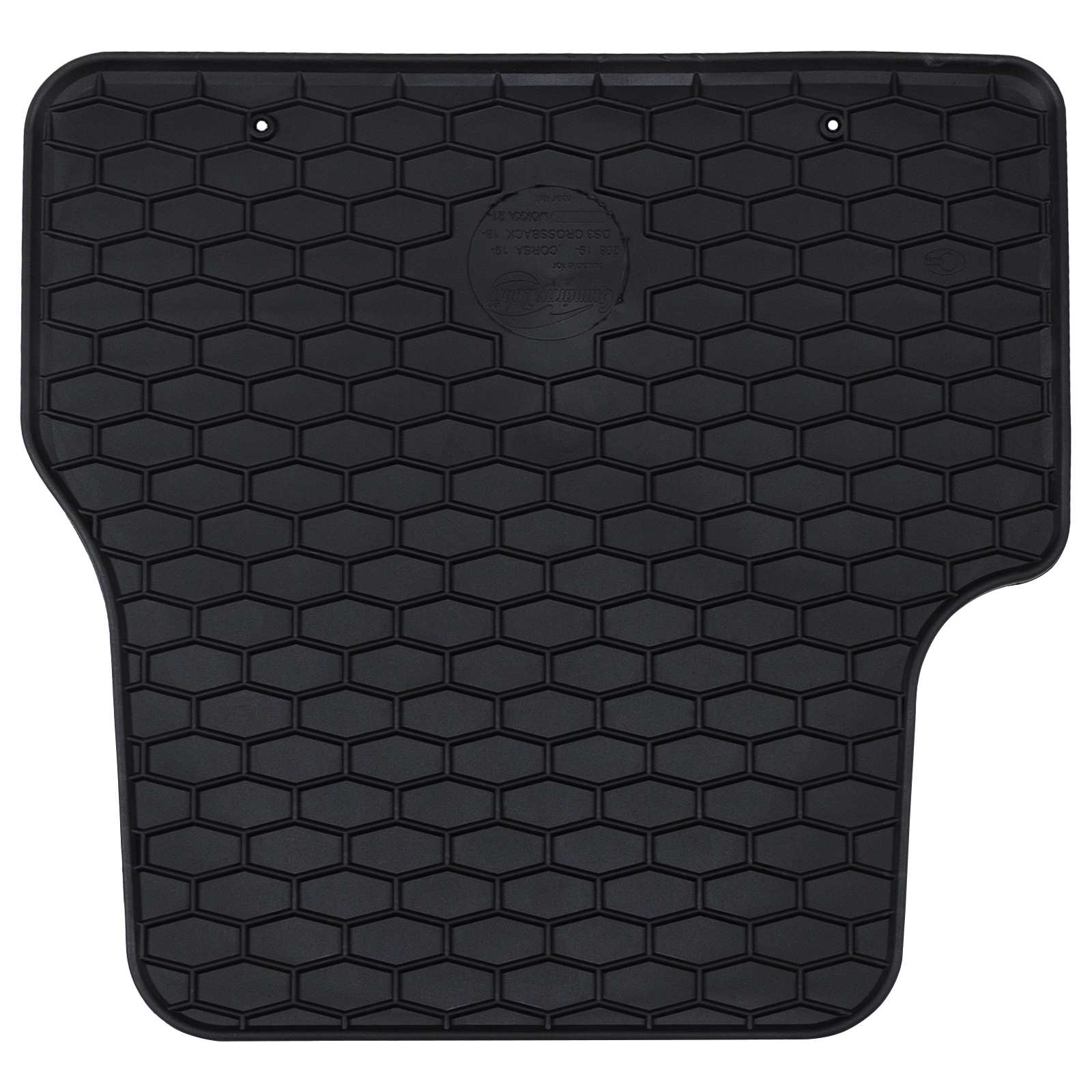Autofußmatte 4 pcs Schwarz Geeignet für DS3 2019- Gummi