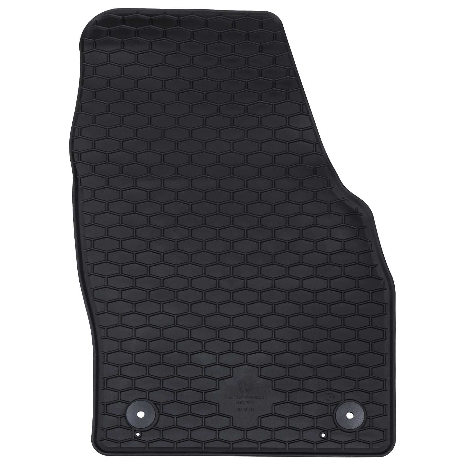 Autofußmatte 4 pcs Schwarz Gummi