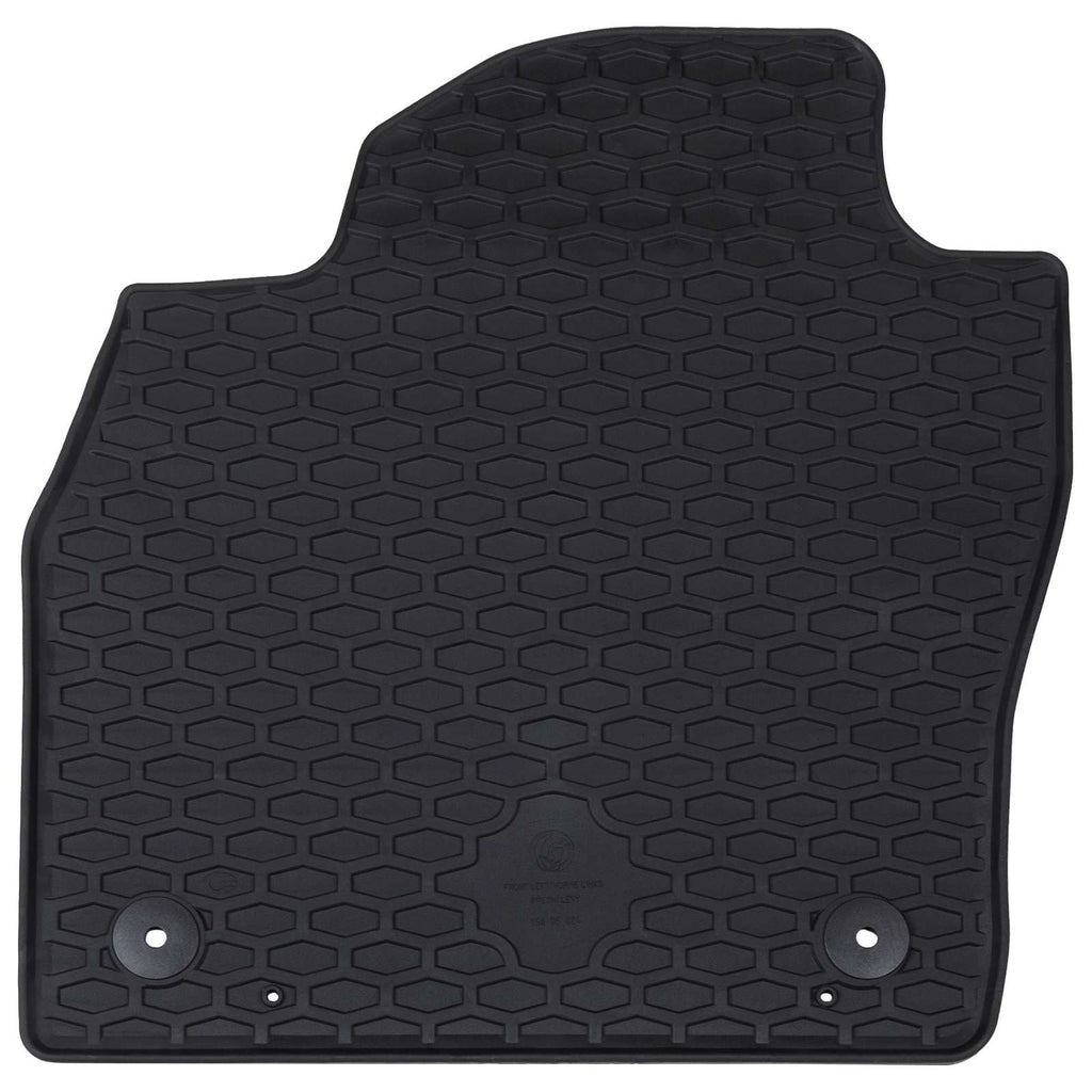 Autofußmatte 4 pcs Schwarz Gummi