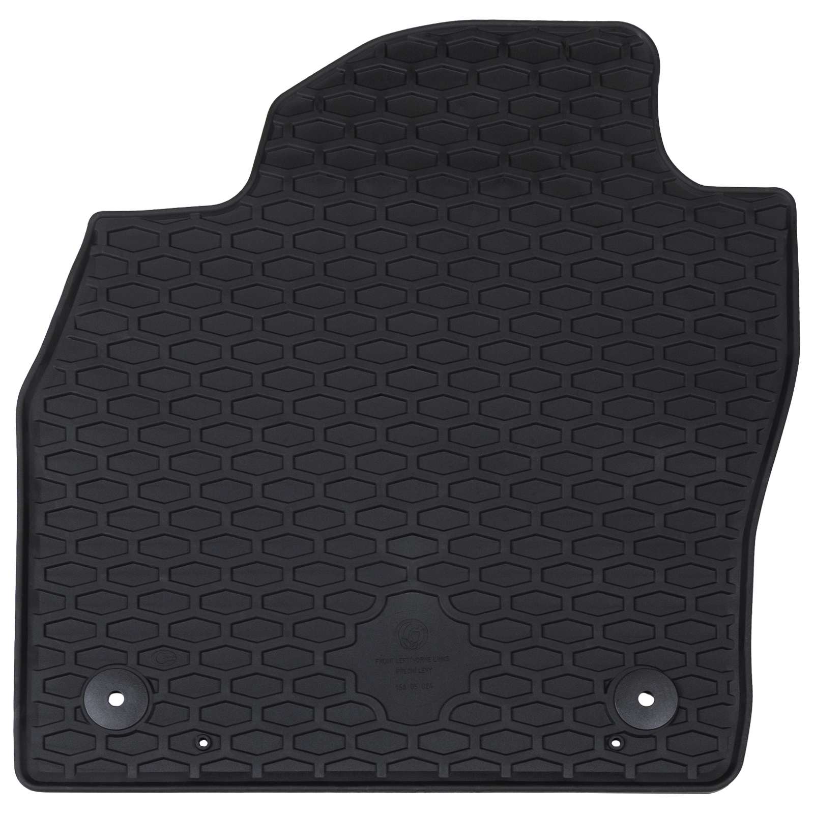 Autofußmatte 4 pcs Schwarz Gummi