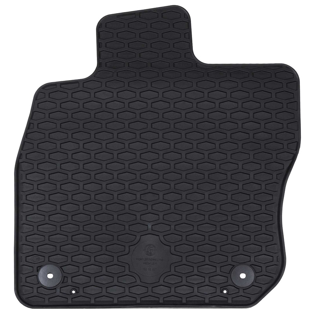 Autofußmatte 4 pcs Schwarz Gummi
