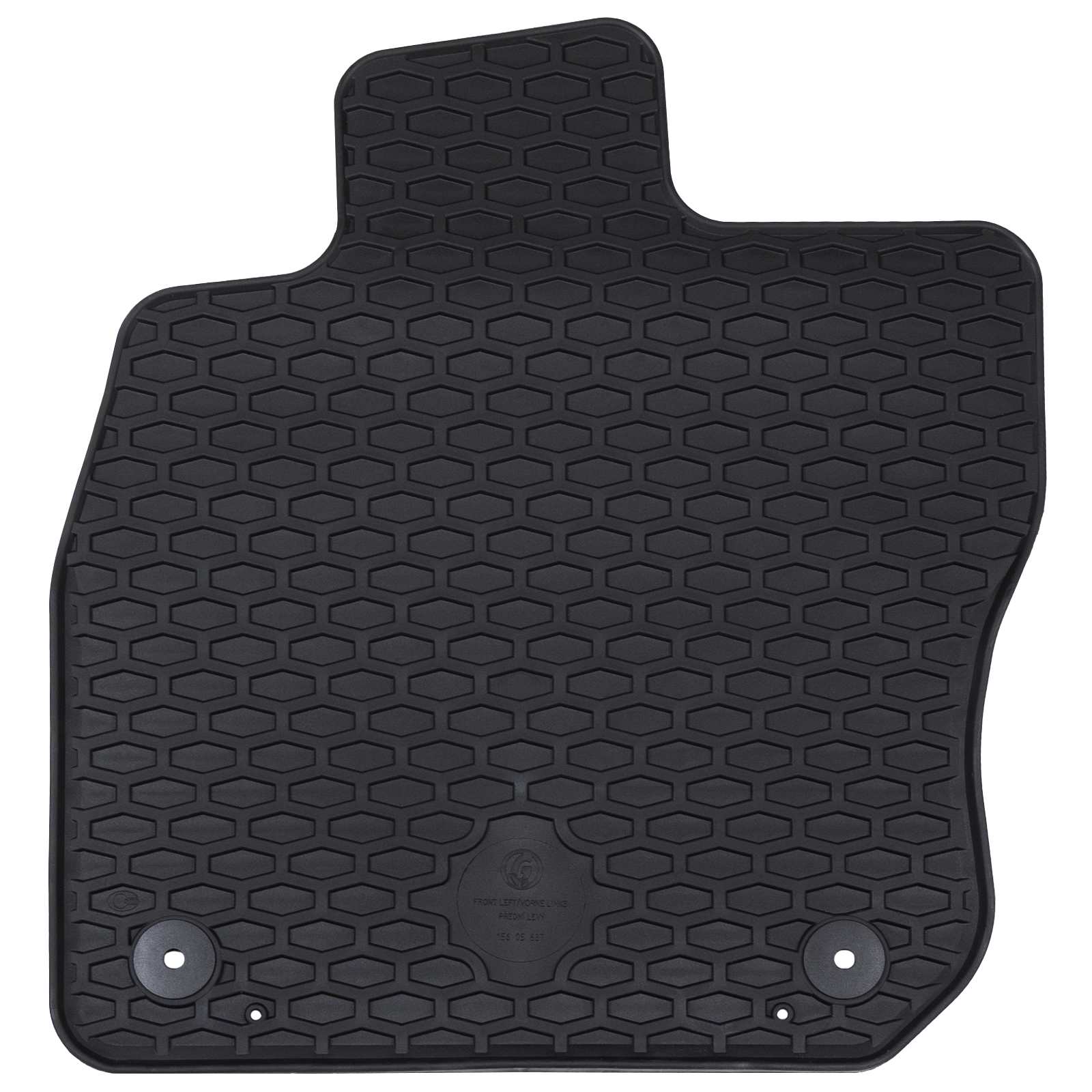 Autofußmatte 4 pcs Schwarz Gummi