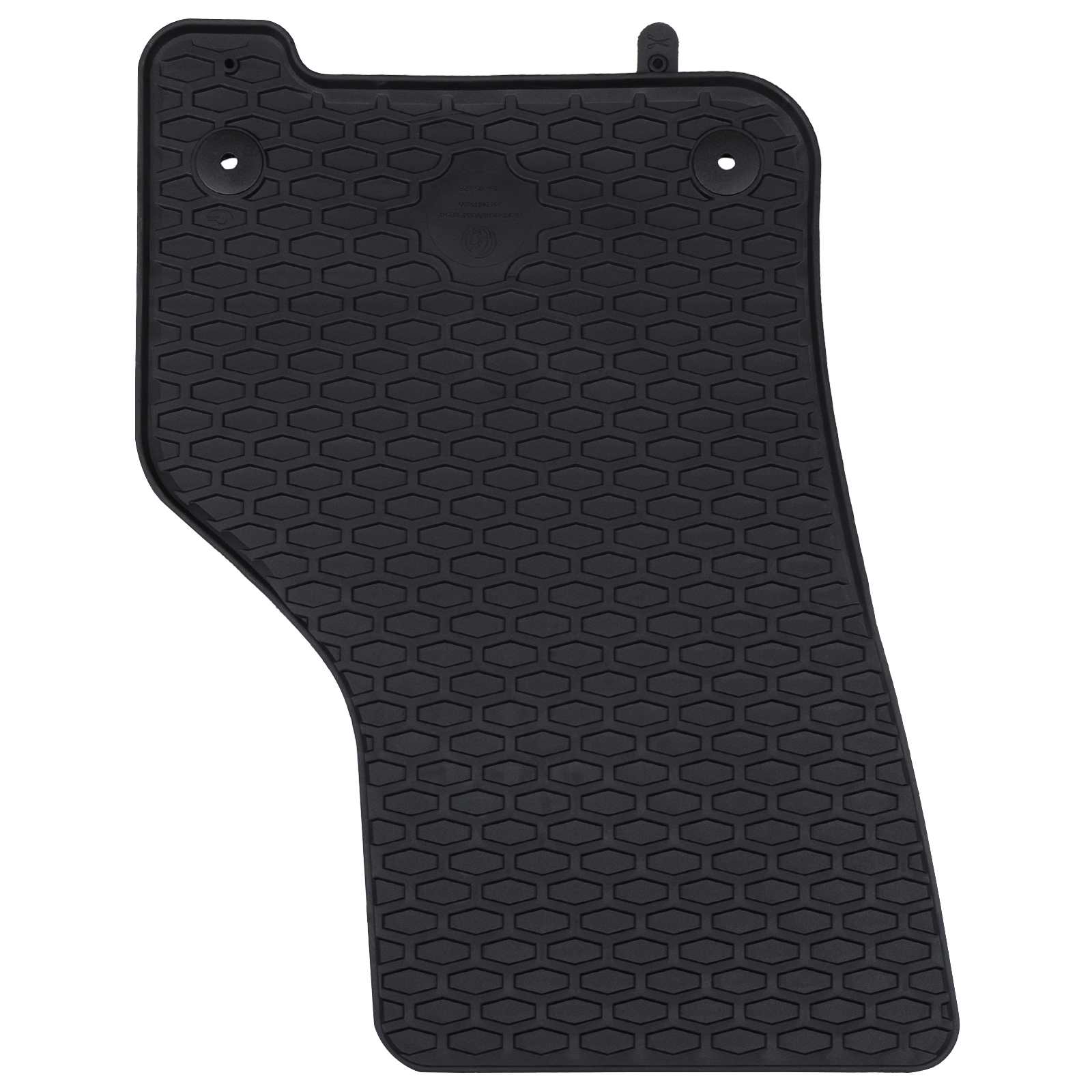 Autofußmatte 4 pcs Schwarz Gummi