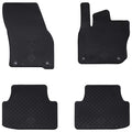 Autofußmatte 4 pcs Schwarz Gummi