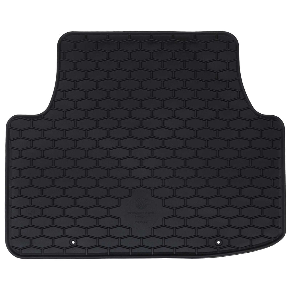 Autofußmatte 4 pcs Schwarz Gummi