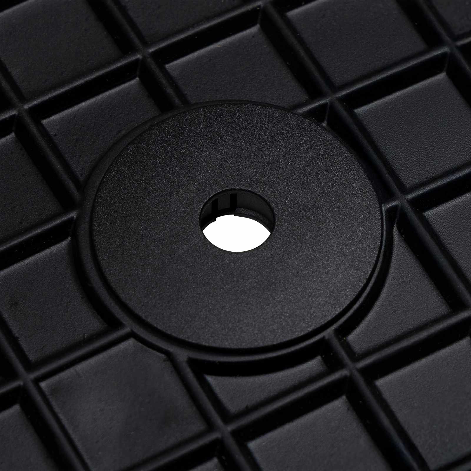 Autofußmatte 4 pcs Schwarz Gummi