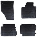 Autofußmatte 4 pcs Schwarz Gummi