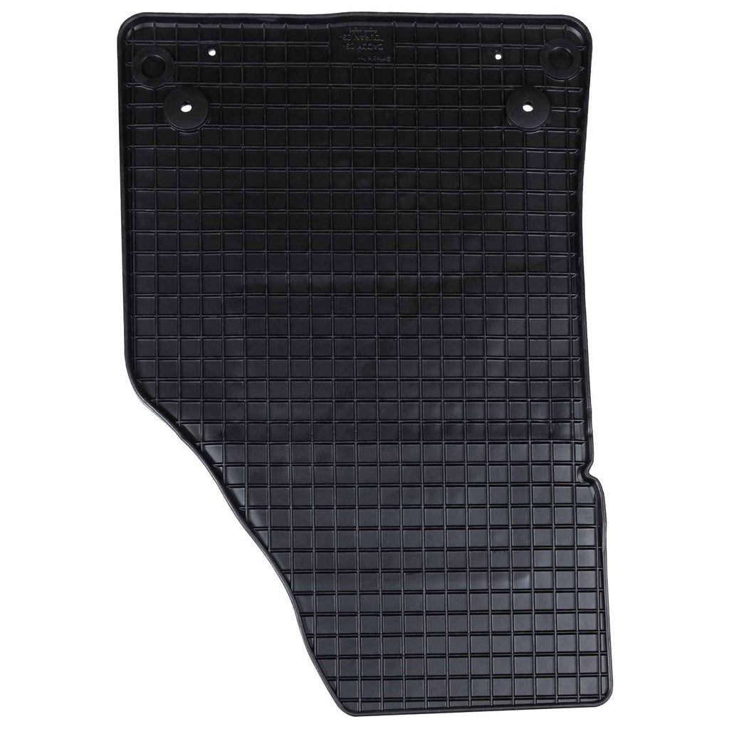 Autofußmatte 4 pcs Schwarz Gummi
