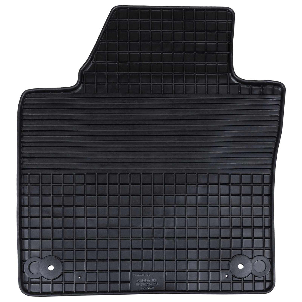 Autofußmatte 4 pcs Schwarz Gummi
