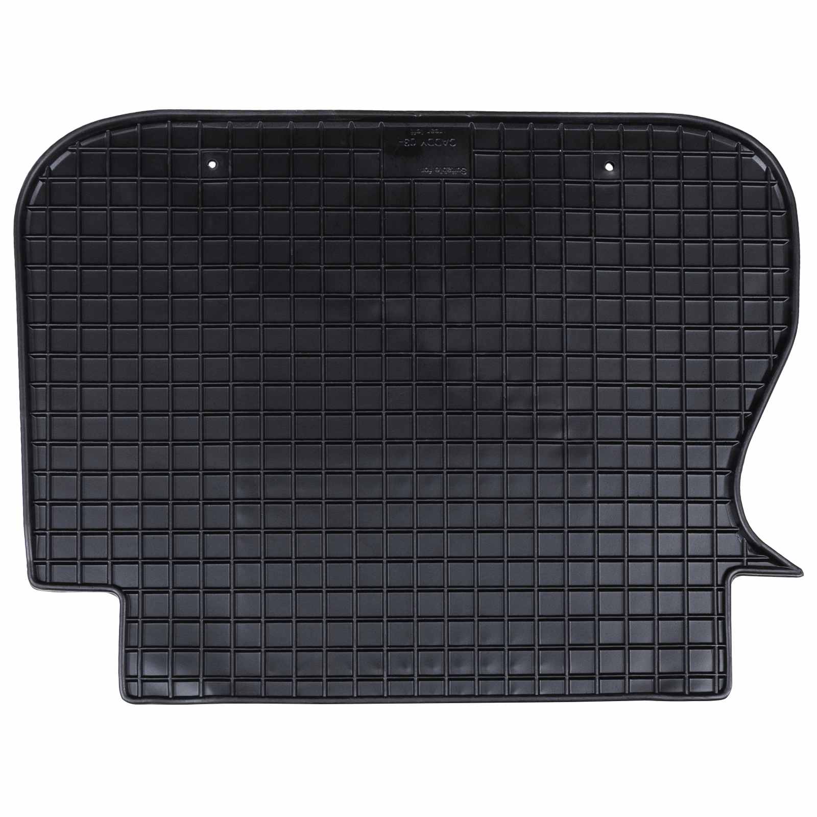 Autofußmatte 4 pcs Schwarz Gummi
