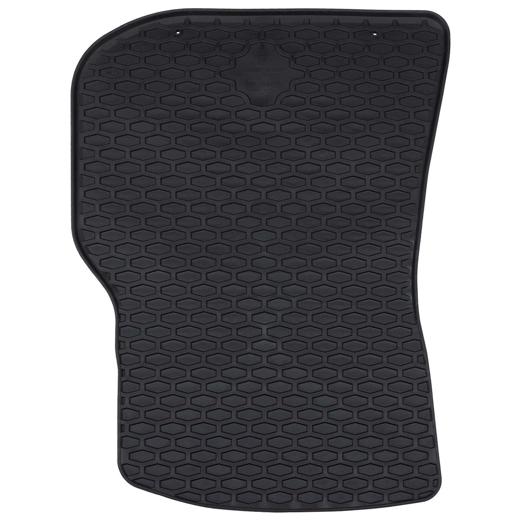 Autofußmatte 4 pcs Schwarz Gummi