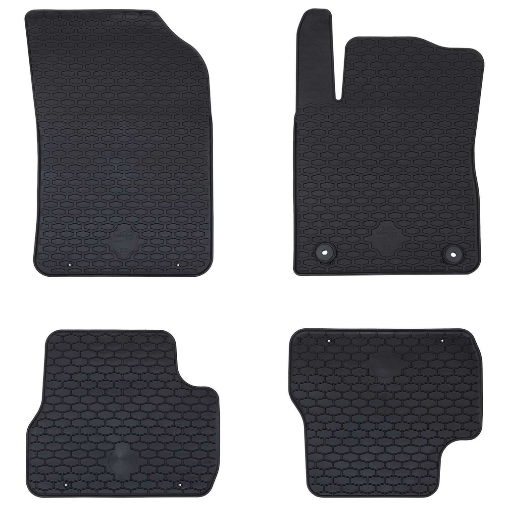 Autofußmatte 4 pcs Schwarz geeignet für C3 2017-2024 Gummi