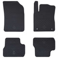 Autofußmatte 4 pcs Schwarz geeignet für C3 2017-2024 Gummi