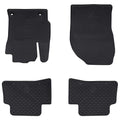 Autofußmatte 4 pcs Schwarz Gummi