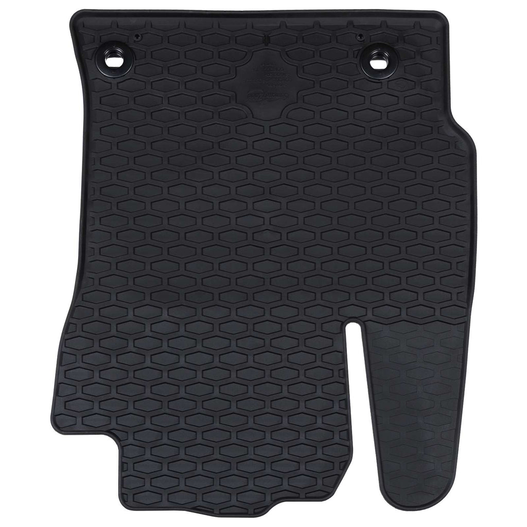 Autofußmatte 4 pcs Schwarz Gummi