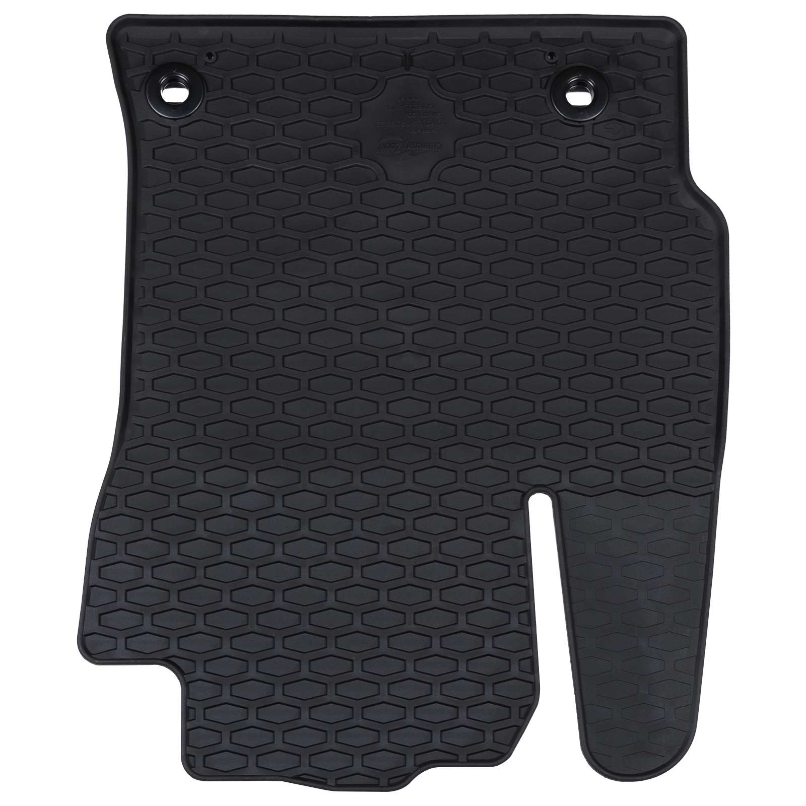 Autofußmatte 4 pcs Schwarz Gummi