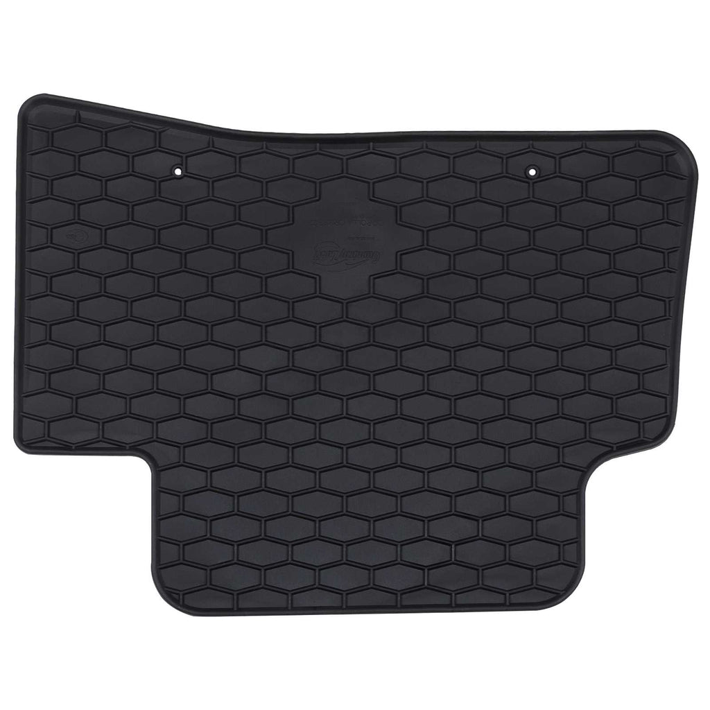 Autofußmatte 4 pcs Schwarz Gummi